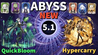 [NEW] C0R1 Alhaitham Quickbloom & C0R1 Navia Hypercarry, 5.1 Spiral Abyss Floor 12