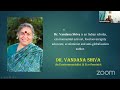 National Webinar on Eco-Feminism by Dr. Vandana Shiva