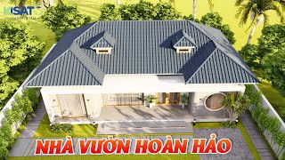 Nhà Vườn Hay Nhà Tầng? Mẫu Nhà Vườn Tuyệt Đẹp Này Sẽ Khiến Bạn Xiêu Lòng!