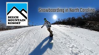 Beech Mountain North Carolina - Top to Bottom Run POV 4K "White Lightning"