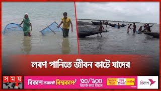 কুমির, বাঘের ভয় নিয়েই বিভিন্ন কাজে নারীরা | Sundarban | Satkhira News |  Somoy TV