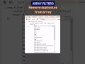 Javascript filter method to remove duplicates from an array #javascript