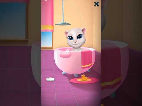 Mi juego de Angela Talking Tom #cat #shorts ️