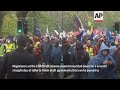 Protesters march in Glasgow as climate talks continue