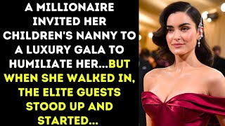 A Female Millionaire Invited Her Nanny To A Gala To Humiliate Her... But When She...