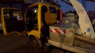 Early Morning Truck Pov Drive / Nissan Cabstar