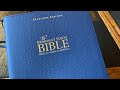 Remnant Study Bible Platinum Edition Blue Leather Review KJV Old Testament Words of God in Blue