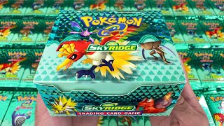 *SKYRIDGE* The Last Of THE GREATEST ERA Of Pokemon Cards (Opening An Entire Booster Box)