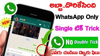 Hide Double Tick on WhatsApp 2023 | WhatsApp No Double Tick Settings | WhatsApp Single Tick Only