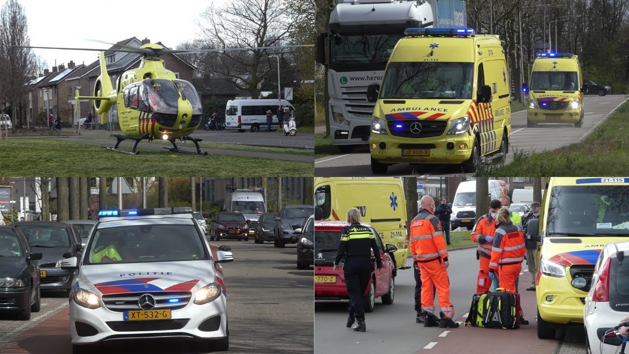 Ambulances, Politie En Traumahelikopter Ingezet Voor Ernstige ...