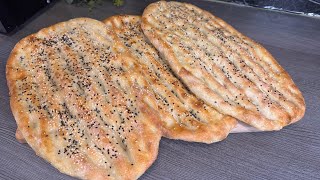 Afghan nan with whole wheat flour || simple homemade afghan bread||نان|| ډوډۍ