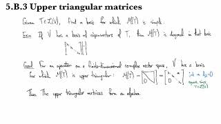 5.B.3 Upper triangular matrices