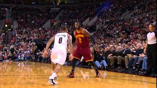 Kyrie Irving's Spin Move Shakes Lillard