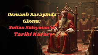 Osmanlı Sarayında Gizem: Kanuni Sultan Süleyman’ın Tarihi Kararı