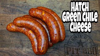 Hatch Green Chile Cheese Sausage - Smoked Sausage Recipe