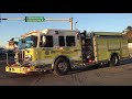 Fire Trucks Responding Compilation - Powercall Sirens #1