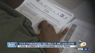 State standardized test results are lackluster