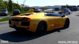 Lamborghini Murcielago LP 640 - LOUD - Arrival - Acceleration - (Hershey, PA)