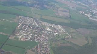 Take-off from Bratislava Airport, Slovakia - April 2017