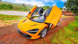 FUI VISITAR O SITIO DO MEU AMIGO DE MCLAREN 720S !