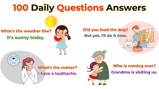 100 Daily Use English Question Answers | Fun Learning Question Answers | English Sentences