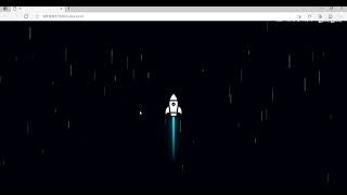 A dynamic rocket effect with HTML, CSS, Javascript - Arten
