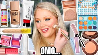 TESTING VIRAL NEW MAKEUP 😍 FULL FACE FIRST IMPRESSIONS MAKEUP TUTORIAL