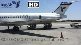 Iran Air MD-82 Landing at Tabriz Airport