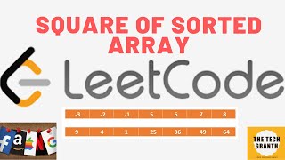 Leetcode 977 | Squares of a Sorted Array | Easy Coding Interview Question (Java Solution)