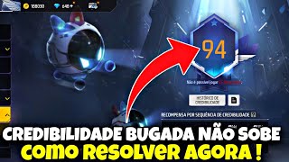 COMO AUMENTAR A CREDIBILIDADE DO FREE FIRE COMO VOLTAR A JOGAR RANKEADA E CS RANKEADO CONTA SUSPENSA