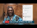 Calls for Africa to unite