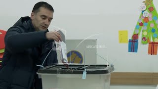 First voters cast ballots after polls open for Kosovo parliamentary election