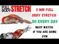 3 MIN🔥 Full Body Stretch | Must Before starting Excercise #gym #love #trending #explore #viralvideo