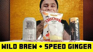 Wild Brew 300ml 10% Extra + Speed Ginger Flavour N Mr Chicken Chips। Honest Review of Beverage 🤤 🍺