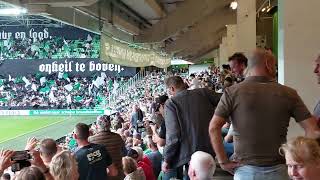 #groaja Prachtige sfeeractie FC Groningen fans