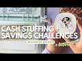 Last Cash Stuffing of November | FREEBIE for 900 subs! | happy mail!