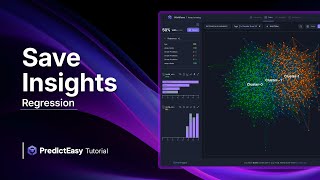 Save Insights: Regression | PredictEasy Tutorial π