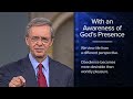 the confidence to face the unknown – dr. charles stanley