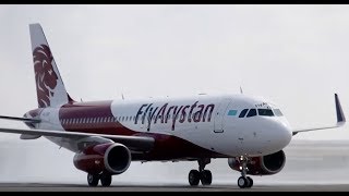 Казахстанский лоукостер FlyArystan. Первый рейс