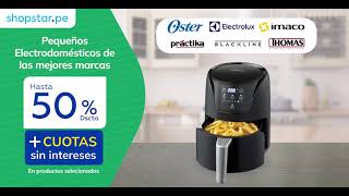 ¡Electrodomésticos nuevos con hasta 50% de dscto y cuotas sin intereses!