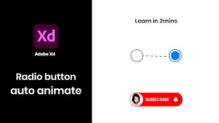 Adobe Xd Tutorial | Radio button animation #trending #shorts #design #ui #adobe