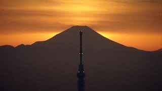 スカイツリーからダイヤモンド富士