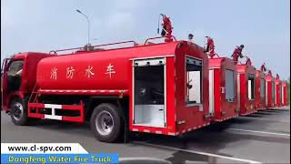 Dongfeng water fire fighting truck