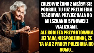 ZALEDWIE ŻONA Z MĘŻEM SIĘ POBRALI, TU JUŻ PRZEBIEGŁA TEŚCIOWA PRZYJECHAŁA DO MIESZKANIA SYNOWEJ Z...