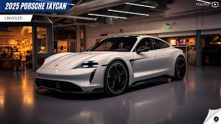 2025 Porsche Taycan Unveiled - Electric vehicle With the highest acceleration and speed!