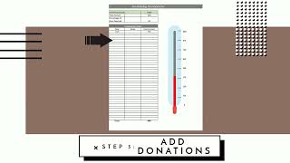 How to make a Fundraising Thermometer