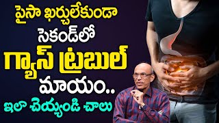 పైసా ఖర్చులేకుండా గ్యాస్ ట్రబుల్ సమస్య మాయం | Powerful Drink to Control Gas Trouble | Dr Madhusudhan