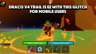 Mobile users use this glitch to win every trail for Draco v4!!!!