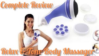 Relax \u0026 Spin Tone Body Massager | Handheld Massager Machine | Body Massager Machine |Complete Review