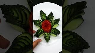 Fruit & Vegetable Platter Ideas *How to Carving & Garnishing Fast &Beautifully #shorts #decoration
